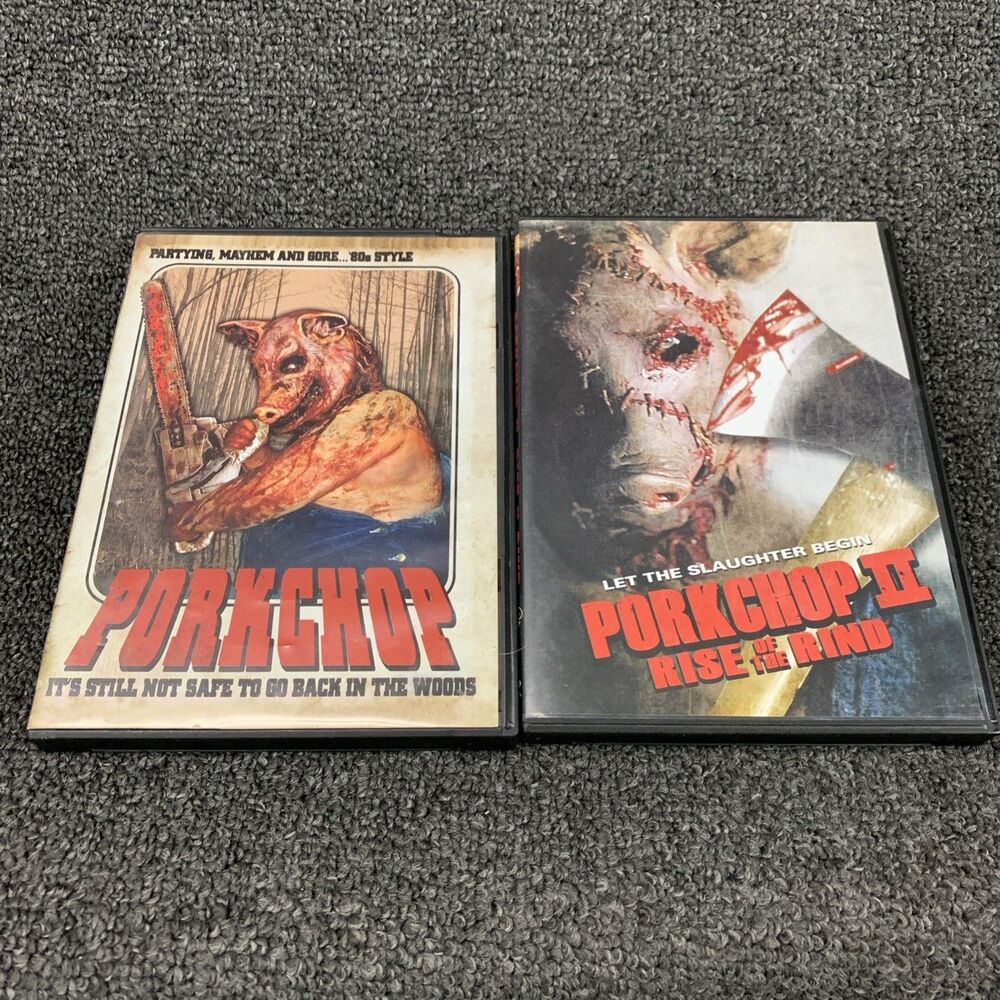 Porkchop 2010 & Porkchop 2 2012 Rise Horror DVD B-Movie Rare OOP Camp Slasher
